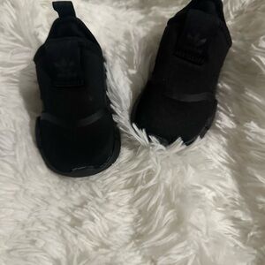 Adidas Kids Black Slip-On Sneakers